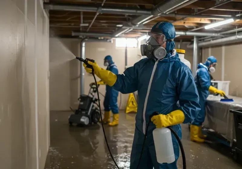 Basement Sanitization and Antimicrobial Treatment process in Greenville, DE